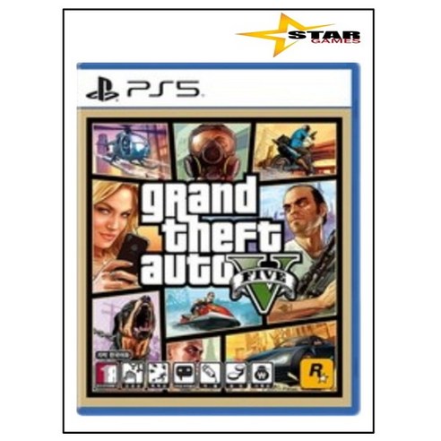 [미개봉 우체국택배] 플스5 GTA5 그랜드 테프트 오토5 / PS5 Grand Theft Auto V [국내발매 한글판] 플레이스테이션5 새상품 실물CD... 