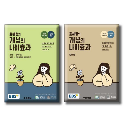 2024 EBS 윤혜정의 개념의 나비효과 + 워크북 세트 [전2권] 2025 수능 대비+수능 국어 개념, 고등학생