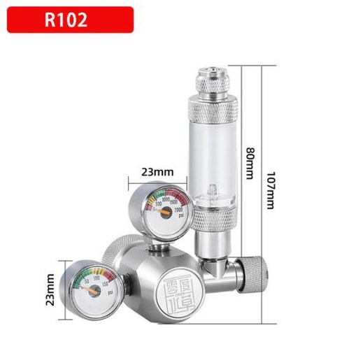 DIY 수족관 CO2 조절기 솔레노이드 밸브 키트 체크 어항 제어 압력 시스템 실린더 감압, R102_M22 EU plug, 1개