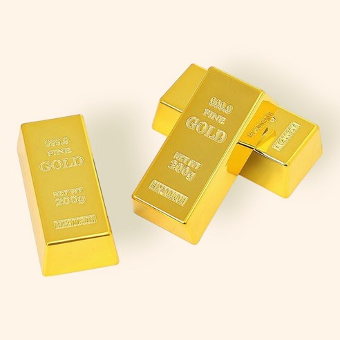 미니 골드바 모형 200g 세트 3개, 단일사이즈