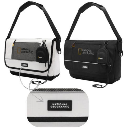 고학년을 위한 스타일리시하고 실용적인 내셔널 지오그래픽 메신저백