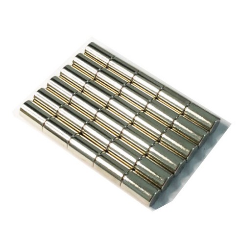 [제이스마그네트] D6x10T 네오디움 원형자석, 30p세트 6mmx10mm