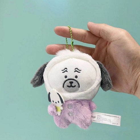 칼노 먼작귀 농담곰 치이카와 x 산리오 공동 콜라보 인형 키링 멜로디 우사기 키티 담곰이, 포차코, 1개