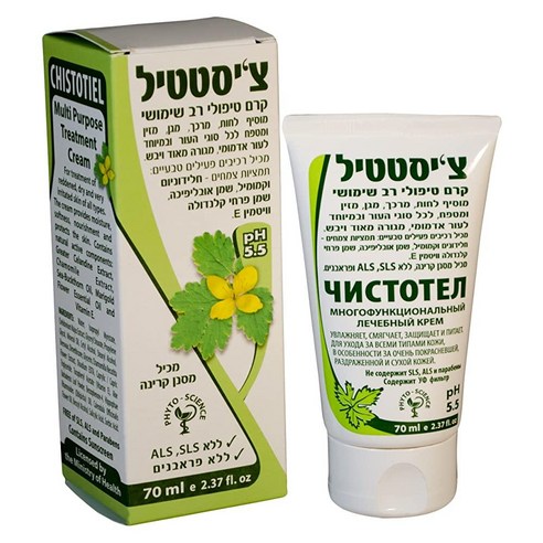 DAN Pharm CHISTOTE 토트L 모든 피부 타입을 위한 다용도 트리트먼트 크림. 특히 붉고 자극이 많은 피부용. 자외선 ...