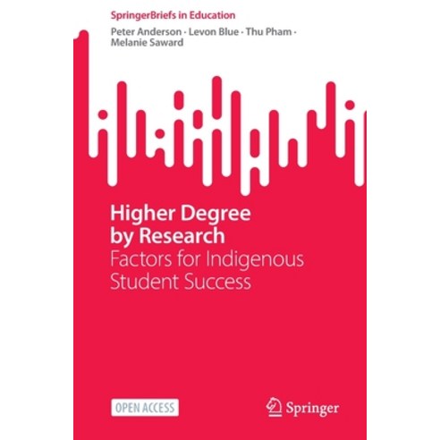 (영문도서) Higher Degree by Research: Factors for Indigenous Student Success Paperback, Springer, English, 9789811951770