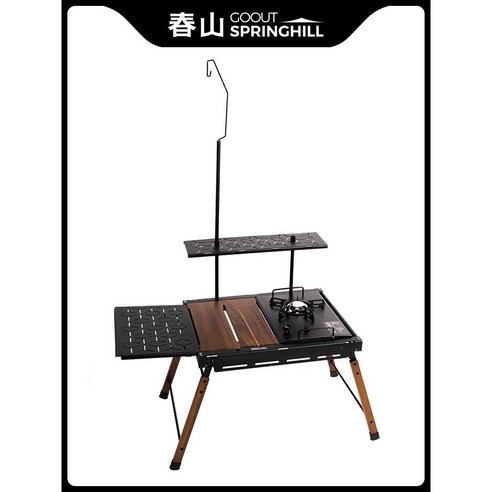 igt테이블 접이식 캠핑 경량 스텐 버너 테이블, 1 유닛 IGT 알루미늄 판(일체형)