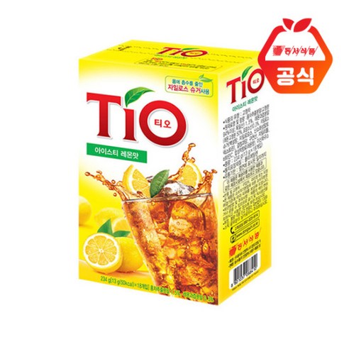 동서 티오아이스티 레몬맛 18T 아이스티, 2박스, 13g x 18개 레몬아이스티 동서 티오아이스티 레몬맛 18T 아이스티, 2박스, 13g x 18개 레몬아이스티