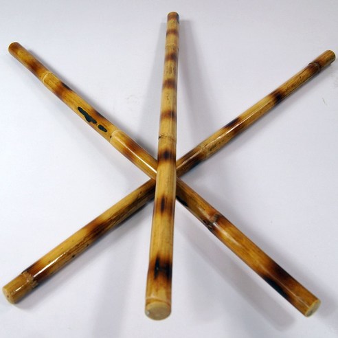 칼리아르니스 등나무 지팡이 쌍봉 호신 단련 곤봉 쌍절봉 스틱 합기도 절권도 호신용 단단한 원목, 길이 60cm 지름 2.5cm 1개