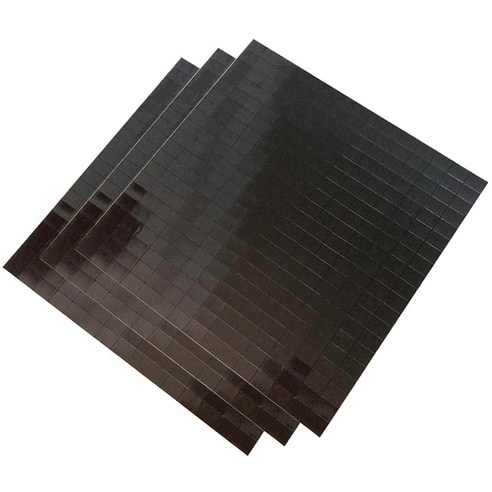 [제이스마그네트] 접착 조각 고무자석 시트 300x300 판, 3p세트 20x15x0.9T_900조각