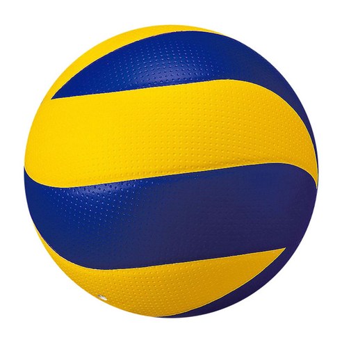 비치 배구 소프트 터치 배구 공 공식 크기 5 공 풀 공, 블루 옐로우