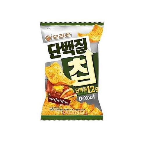 오리온 닥터유 단백질칩 버터구이오징어맛, 60g, 3개