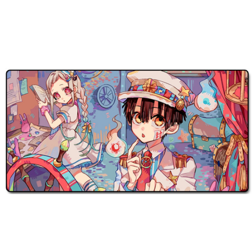 마우스 장패드 지박소년 하나코군 데스크 매트 패드 큐티 캐릭터 게임 마우스패드 2종, 15, 30cm*70cm*0.3