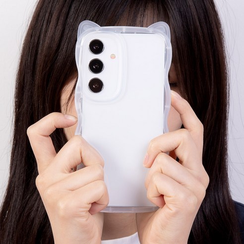 캣 웨이브 고양이귀 핸드폰 케이스, 귀여움과 실용성의 완벽한 조화 다마고치케이스