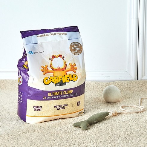 가필드 응고형 고양이 모래 Violet, 4.53kg, 4개