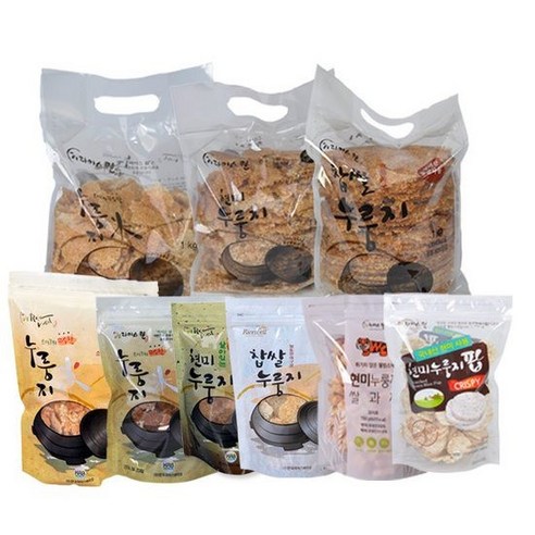 라이스웰 [라이스웰]황동판에 구워 구수한 누룽지, 500g, 3개