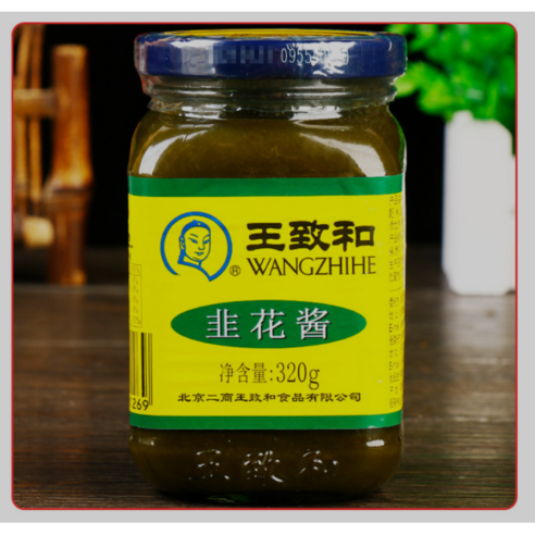 화한 중국식품 왕즈허 구채장 중화요리소스 부푸장 훠궈소스 양념부추장, 320g, 6개