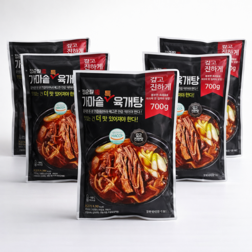 장순필 가마솥 700g 특육개장 5봉
