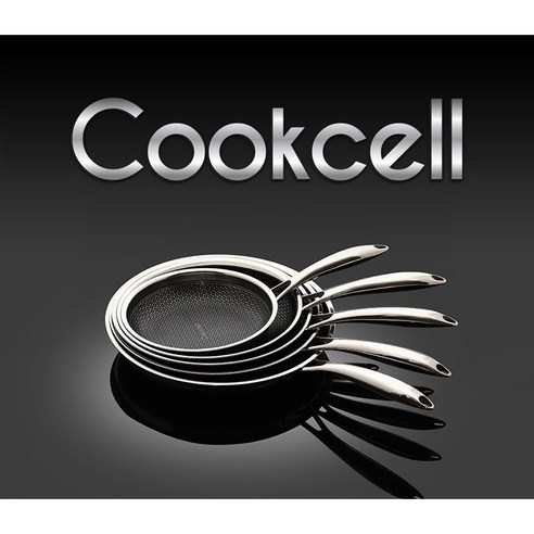 쿡셀 블랙큐브더블코팅 인덕션후라이팬, 1개, 24cm