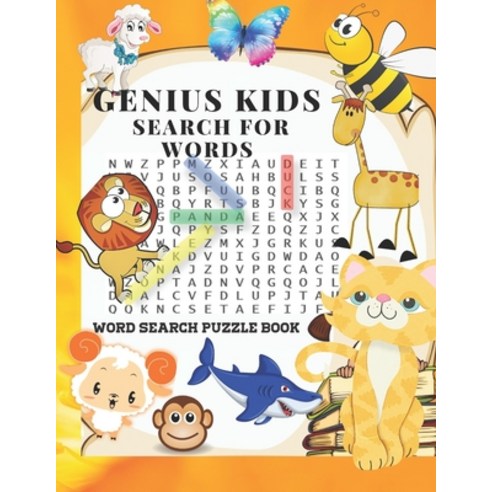 Genius Kids Search for Words: word search puzzle book for kids 5:10 year Paperback, Independently Published