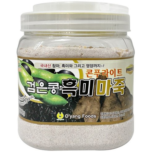오양식품 콘푸라이트 검은콩 흑미 마죽, 800g, 1개