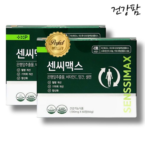 혈행개선 기억력개선 징코 은행잎추출물 센시맥스, 1개, 120회분