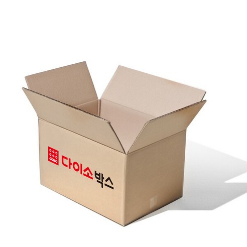 다이소박스 이사용 종이박스 B골 300 x 200 x 120mm, 100개