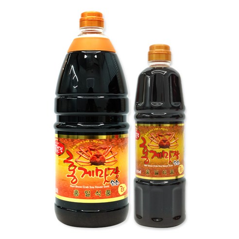 홍일식품 홍게맛장소스 골드 1.8L + 900ml 총 2700ml, 1세트