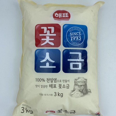 해표 꽃소금, 3kg, 1개