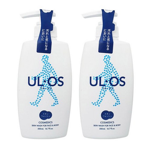 ULOS 우르오스 스킨워시 500ml x 2개, 0.5l