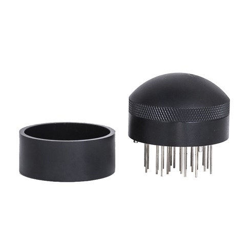 엘빈스 커피 머신 니들 템퍼 58mm, 1개, 블랙
