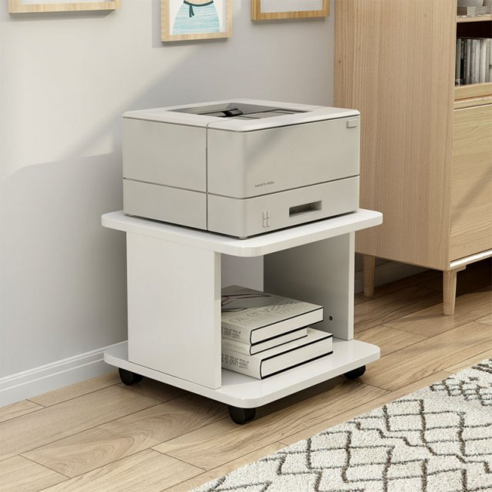 좁은 공간, 프린터 때문에 답답하셨죠? 깔끔한 해결책! 이동식 프린터 선반 사용 후기 프린터받침대