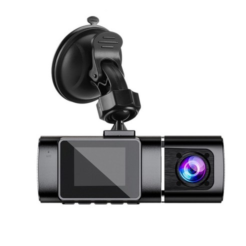 1.5 듀얼 듀얼 카메라 내부 및 외부 자동차 1080 + 720 자동차 DVR 차량 비디오 레코더 적외선 야간 투시경, 보여진 바와 같이, 하나