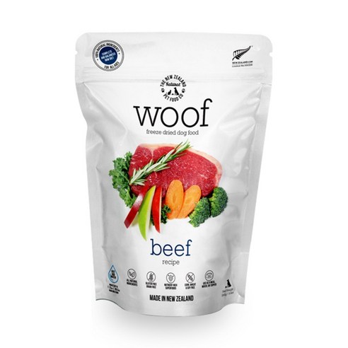 워프 강아지 전연령 비프 동결건조 사료, 소, 50g, 1개