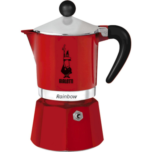 Bialetti Rainbow 비알레띠 레인보우 알루미늄 커피 메이커 모카포트 3컵 - 모카포트 | 쿠팡