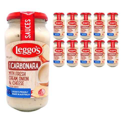 레고스 까르보나라 파스타 소스, 490g, 11개