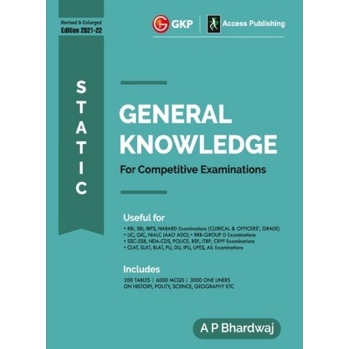 Static General Knowledge 2ed by A.P. Bhardwaj Paperback, G.K Publications Pvt.Ltd, English, 9789390187737
