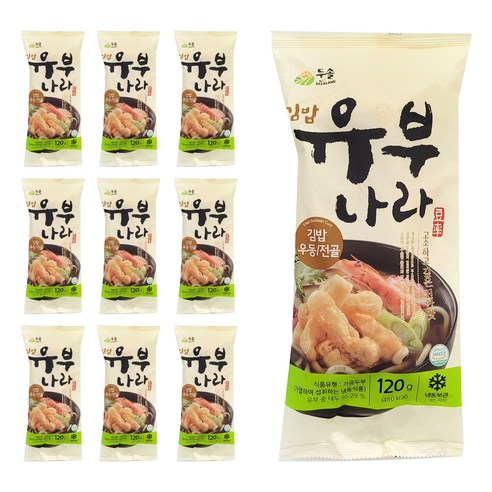 두솔 유부나라 김밥용 120g, 10개
