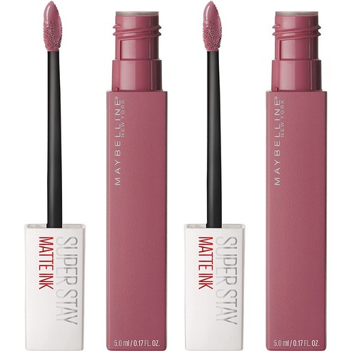 메이블린 뉴욕 슈퍼 스테이 립 잉크 5ml, 015 Lover, 2개