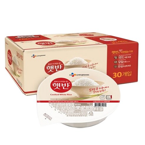 햇반 즉석밥, 210g, 30개