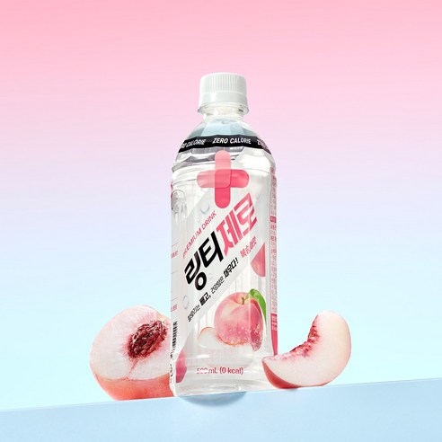 운동 후 텁텁함, 링티 제로 복숭아로 깔끔하게!