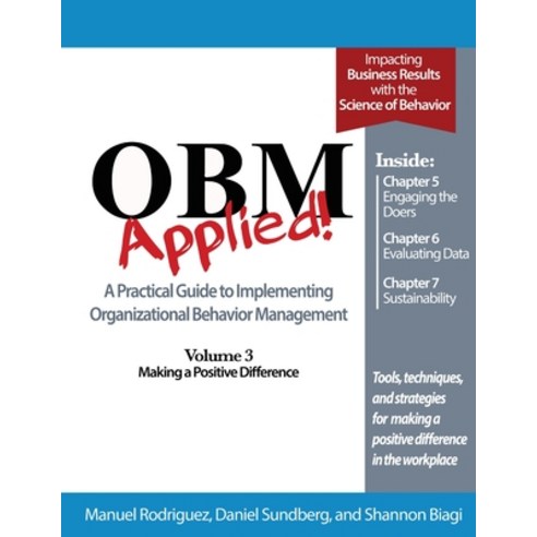 OBM Applied! Volume 3 Paperback, Lulu.com