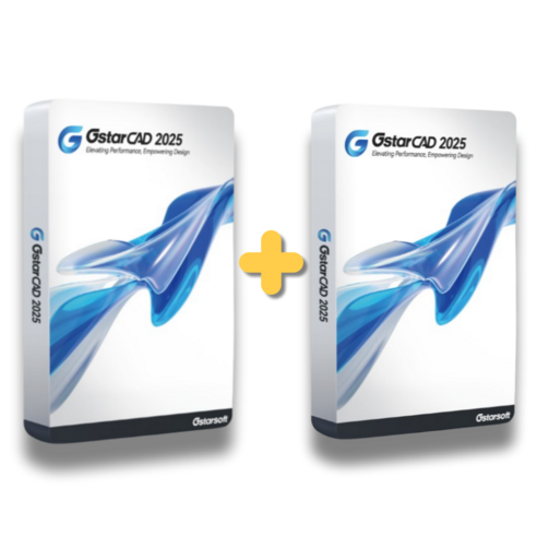 지스타캐드 1+1 프로페셔널 GstarCAD Professional 2025 영구라이선스 오토캐드 완벽호환
