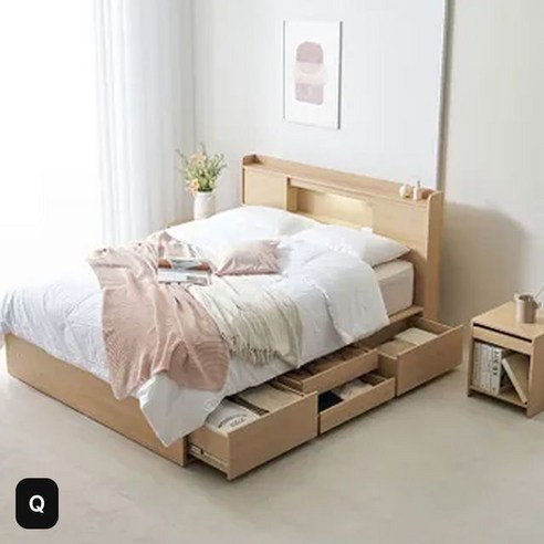 좁은 방을 넓게 쓰는 마법, 에몬스 로이드 수납 침대!