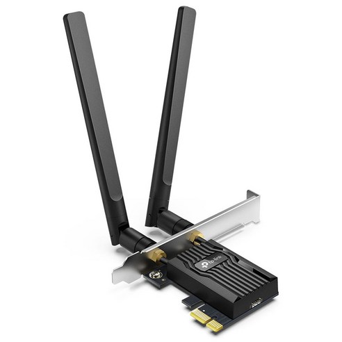 티피링크 AX3000 WiFi 6 블루투스 5.2 PCIe 무선 랜카드, 1개