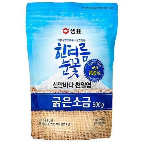 샘표 한여름눈꽃 굵은소금, 500g, 1개