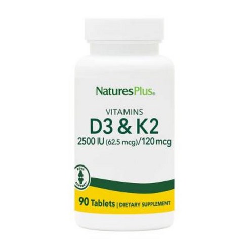 네이쳐스플러스 비타민D3 VitaminD3 2500IU 비타민K2 120mcg 타블렛90정