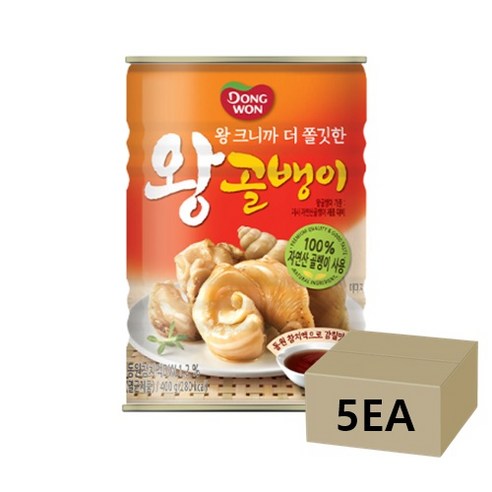 라이크잇 동원 자연산 왕골뱅이, 400g, 6개 백골뱅이