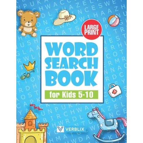 Word Search Book for Kids 5-10: Large Print Activity Book with Word Search Puzzles for Children and ... Paperback, Independently Published
