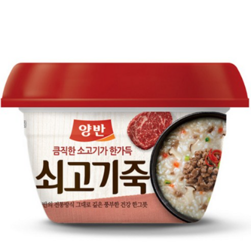 동원 양반 쇠고기죽, 287.5g, 3개