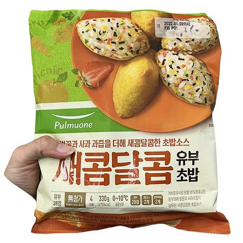 풀무원 고소한 유부초밥 (4인분) (330g) [간편식] 맛있는, 5개, 330g